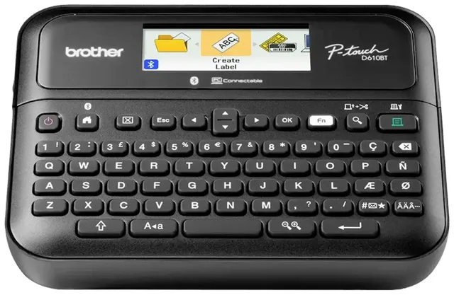 P-touch D610BT Beschriftungsgerät Geeignet für Schriftband: TZe 3.5 mm, 6 mm, 9 mm, 12 mm, 18 mm, 24 mm