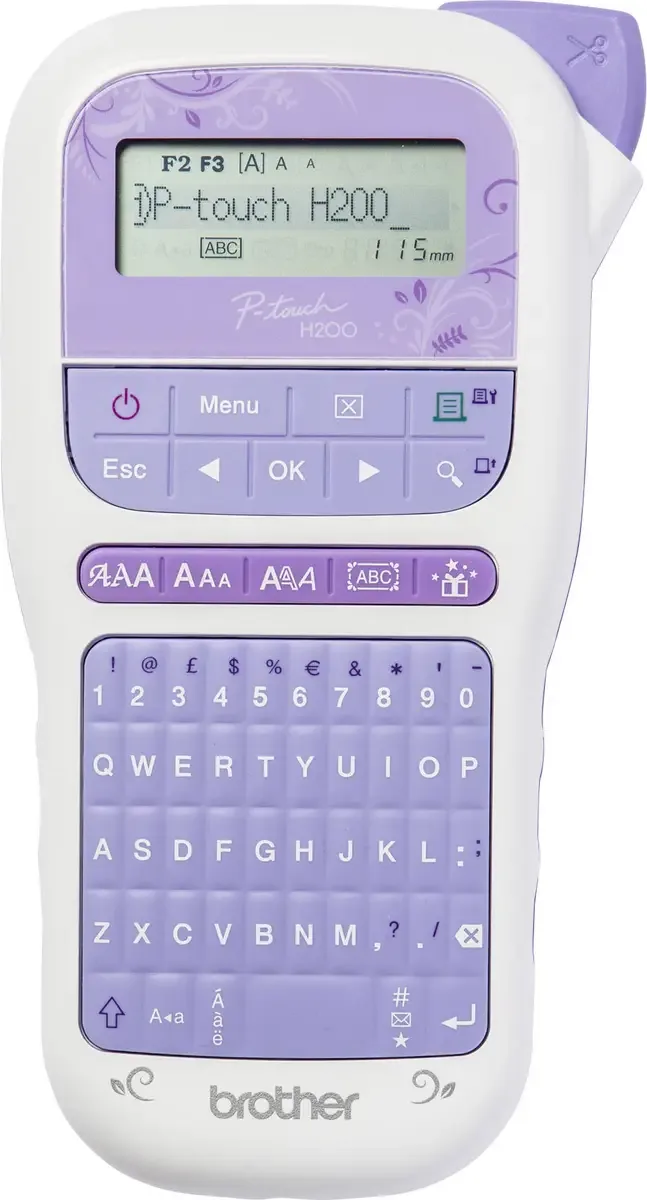P-touch H200 Beschriftungsgerät Geeignet für Schriftband: TZe 3.5 mm, 6 mm, 9 mm, 12 mm de Brother – photo produit