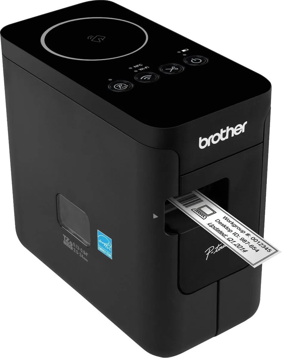 PT-P750W 180 x 180DPI labelprinter de Brother en Noir – photo produit