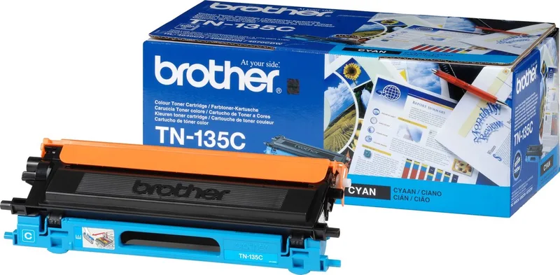 TN-135C Tonercartridge fra Brother i Cyaan – produktbillede