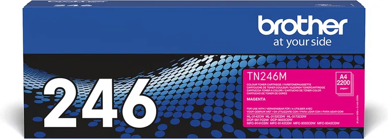TN-246M - Tonercartridge fra Brother i Magenta – produktbillede