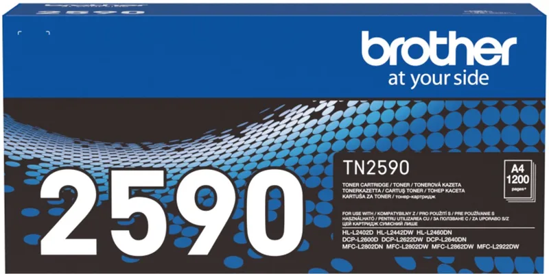 TN-2590 tonercartridge 1 stuk(s) Origineel von Brother in Schwarz – Produktfoto