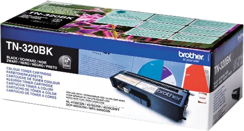 TN-320BK - Tonercartridge de Brother en Noir – photo produit