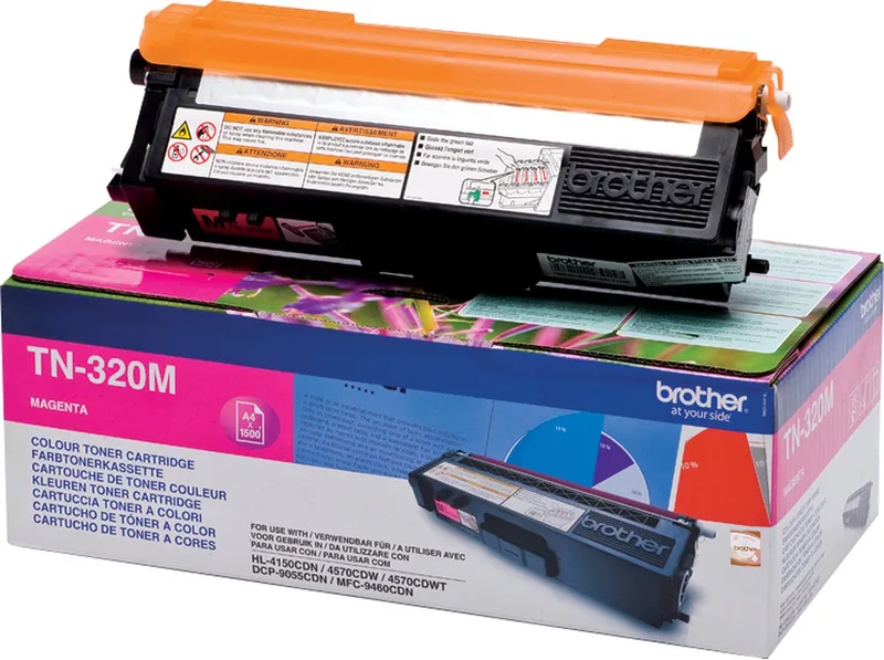 TN-320M - Tonercartridge de Brother en Magenta – photo produit
