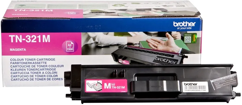TN-321M tonercartridge de Brother en Noir, Magenta – photo produit
