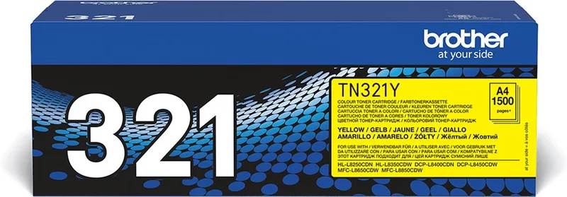 TN-321Y tonercartridge by Brother in Black, Yellow – product photo