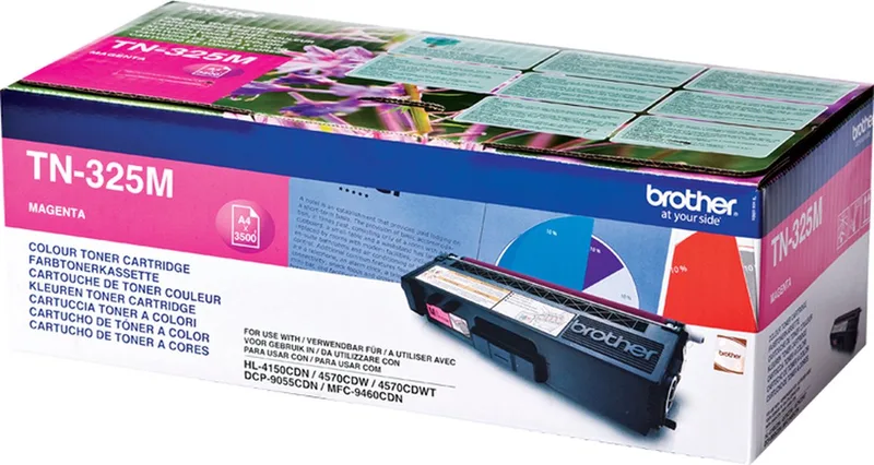 TN-325M Tonercartridge by Brother in Magenta – product photo