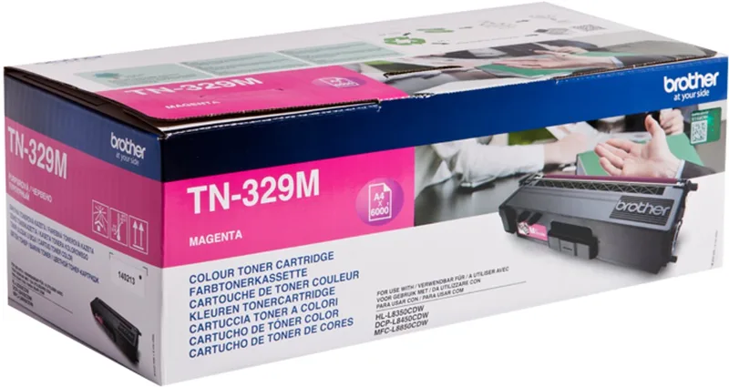 TN-329M tonercartridge extra high capacity 6.000 pagina's 1-pack de Brother en Magenta – photo produit