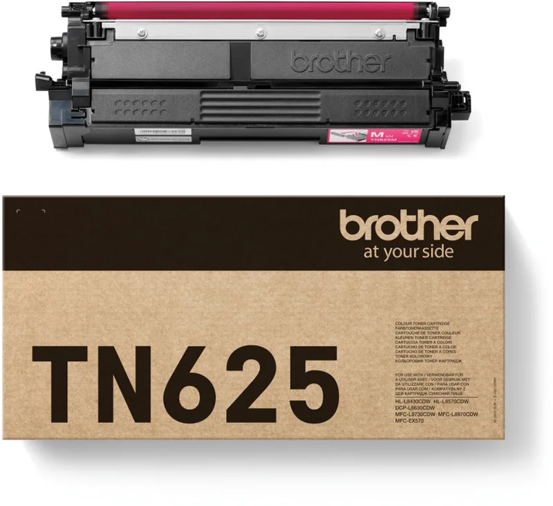 TN-625M tonercartridge 1 stuk(s) Origineel de Brother en Magenta – photo produit