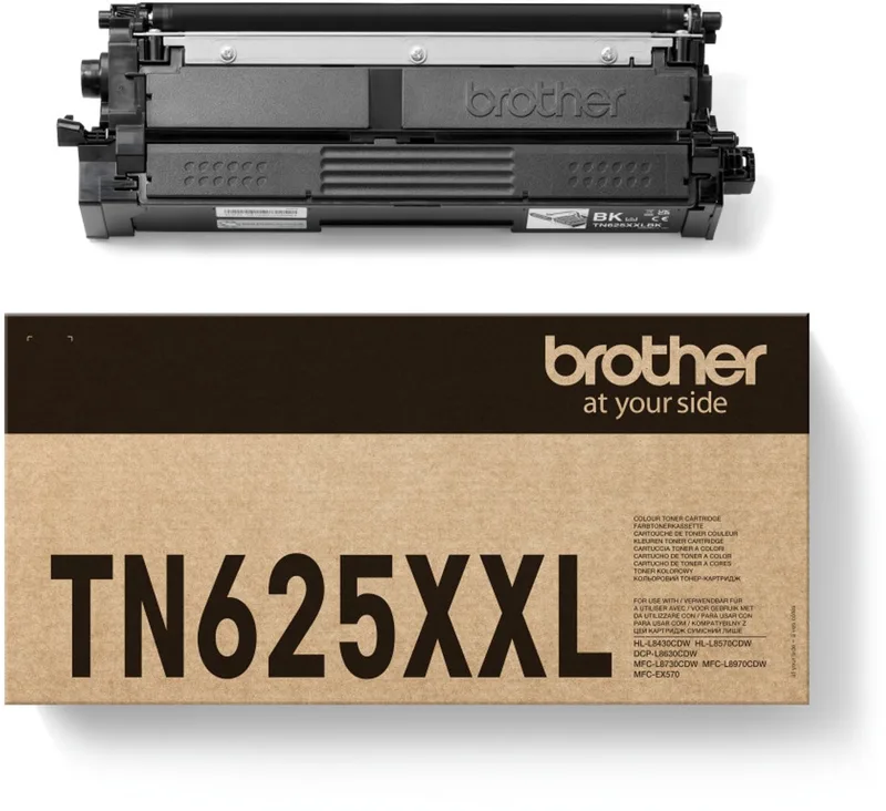 TN-625XXLBK tonercartridge 1 stuk(s) Origineel de Brother en Noir – photo produit