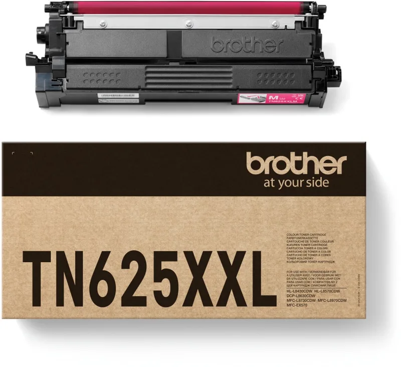 TN-625XXLM tonercartridge 1 stuk(s) Origineel de Brother en Magenta – photo produit