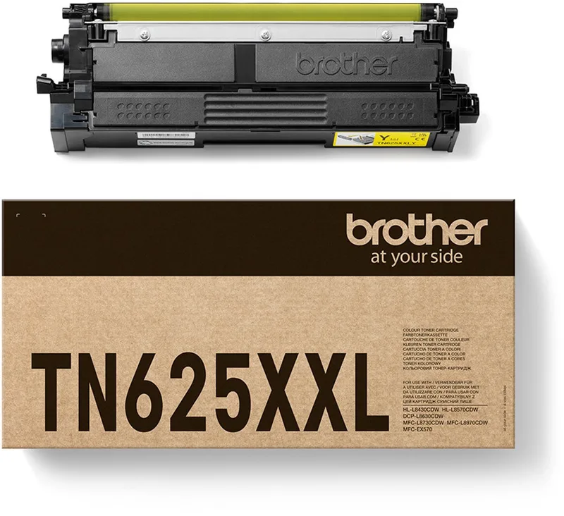 TN-625XXLY tonercartridge 1 stuk(s) Origineel de Brother en Jaune – photo produit