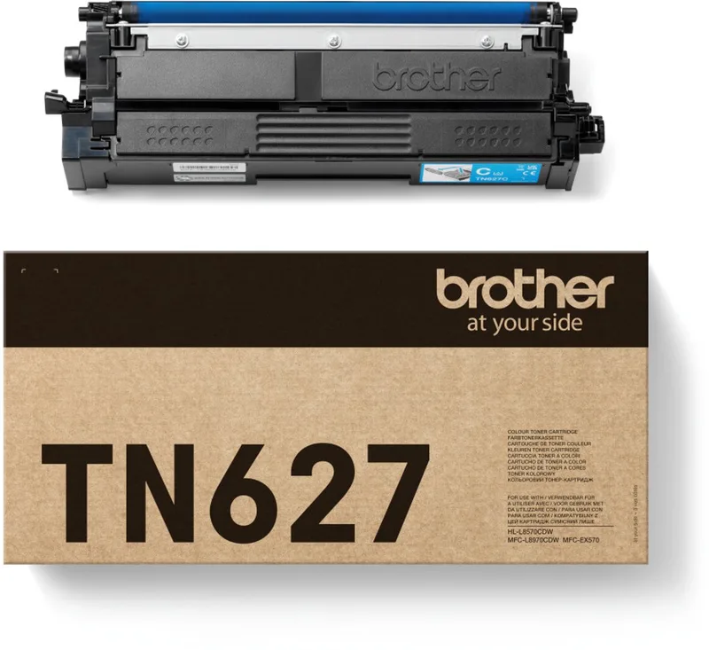 TN-627C tonercartridge 1 stuk(s) Origineel by Brother in Cyaan – product photo