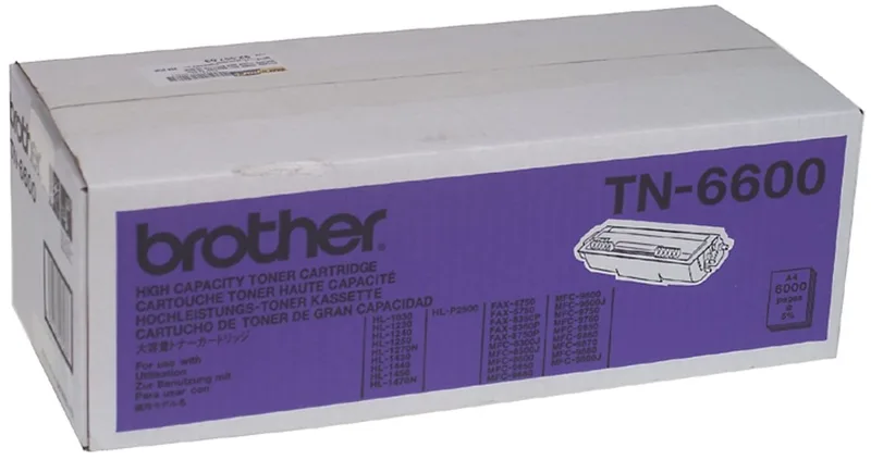 TN-6600 Tonercartridge by Brother in Black – product photo
