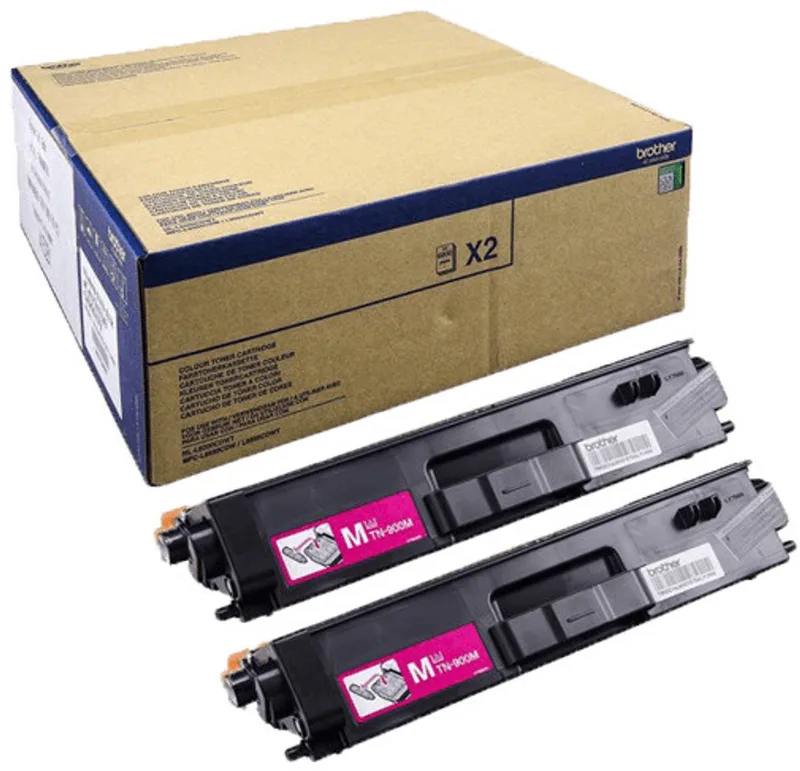 TN-900MTWIN Toner 12000pagina's toners & lasercartridge de Brother en Magenta – photo produit