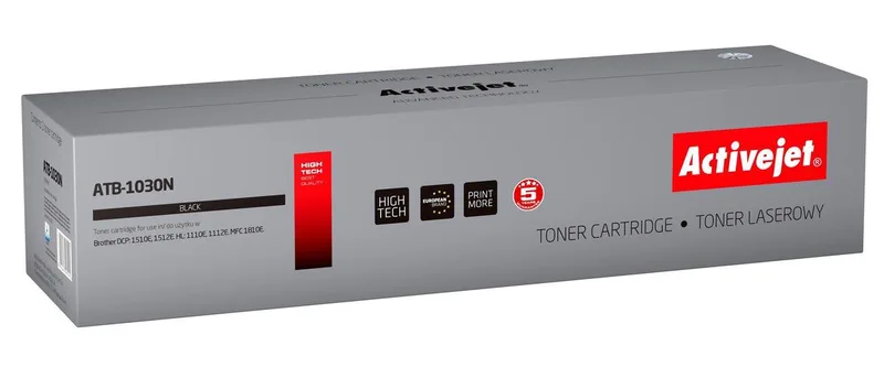 Toner Activejet ATB-1030N (replacement Brother TN-1030/TN-1050; Supreme; 1 000 pages; Black) by Brother in Black – product photo