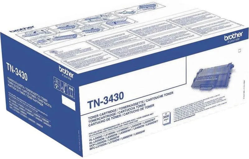 Toner Brother TN-3430 Black White by Brother in White – product photo