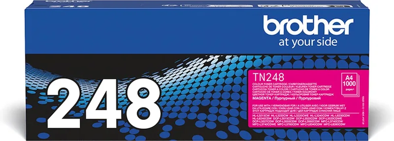 Toner TN-248M bis zu 1.000 Seiten ISO/IEC 19798 de Brother en Magenta – photo produit 1 sur 2