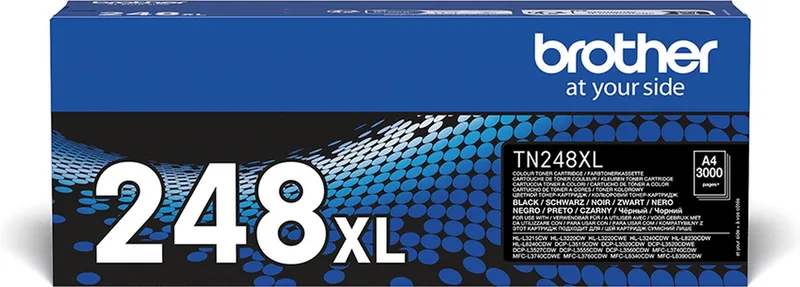 Toner TN-248XLBK Schwarz bis zu 2.300 Seiten ISO/IEC 19798 de Brother en Kleurloos – photo produit