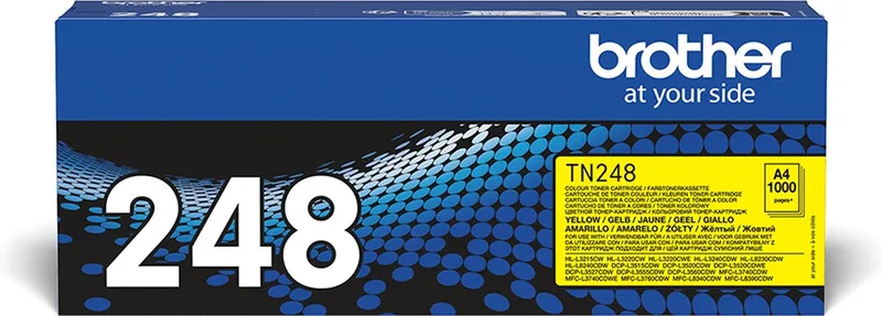 Toner TN-248Y Gelb bis zu 10.00 Seiten ISO/IEC 19798 von Brother in Gelb – Produktfoto