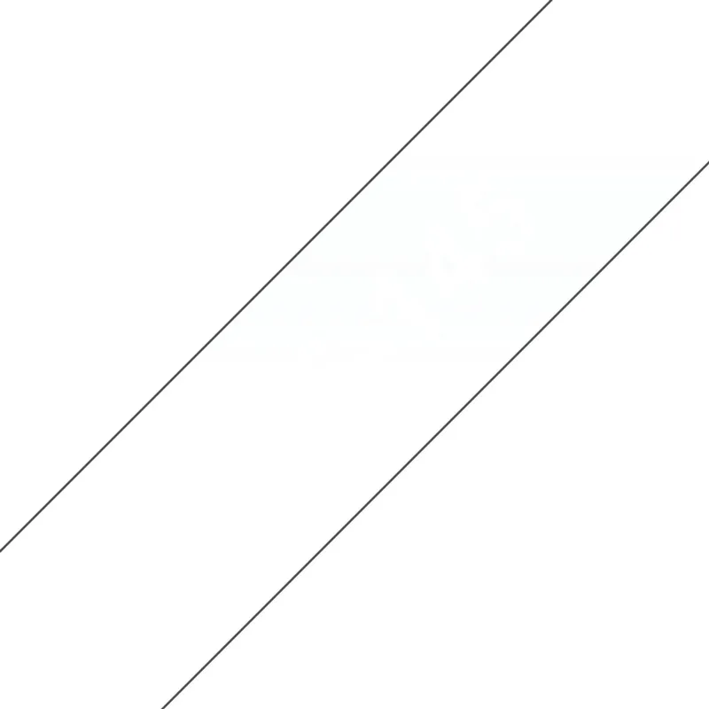 TZE-145 - 18 mm White on clear tape van Brother in Grijs – productfoto
