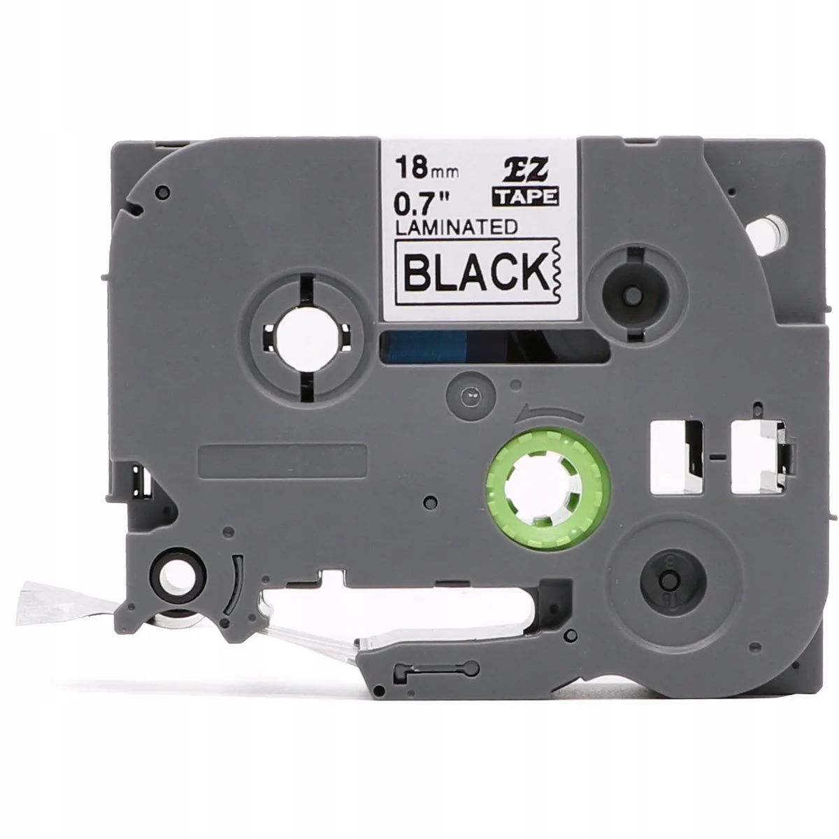 TZe-345 Zwarte Gelamineerde Tape 18mm x 8m - Geschikt von Brother in Schwarz – Produktfoto