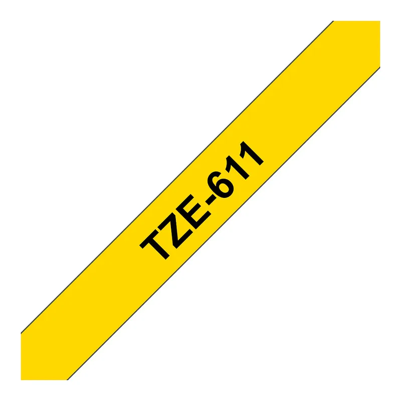 TZE-611 label-making tape von Brother – Produktfoto
