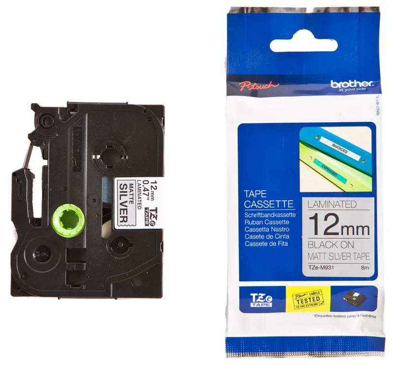 TZe-Tape TZe-131 Schriftbandkassette,Bandbreite:12mm van Brother – productfoto