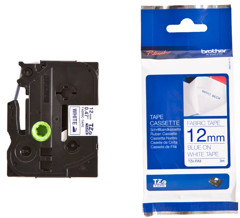 TZe-Tape TZe-FA3 Textilband zum Aufbügeln de Brother – photo produit