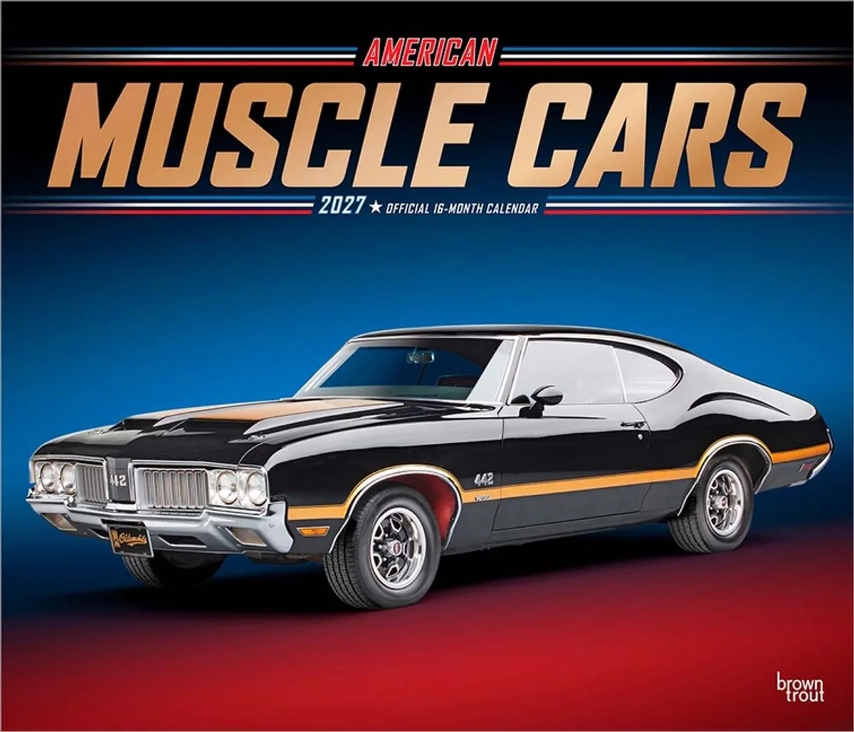 American Muscle Cars Kalender 2027 Deluxe van BrownTrout – productfoto