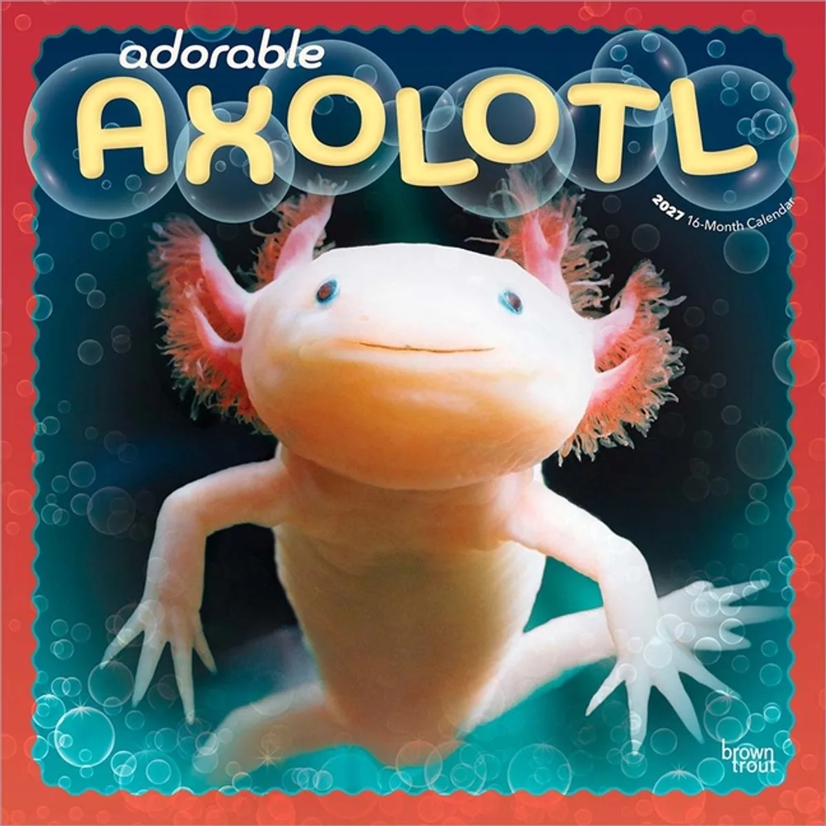 Axolotl Kalender 2027 van BrownTrout – productfoto
