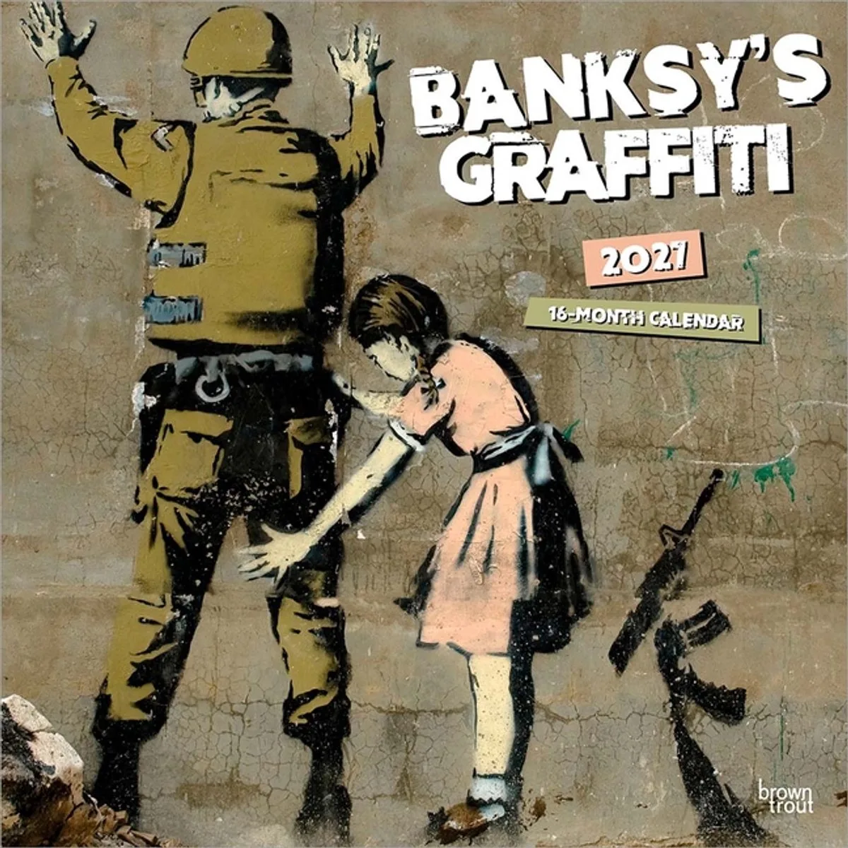 Banksy's Graffiti Kalender 2027 de BrownTrout – photo produit