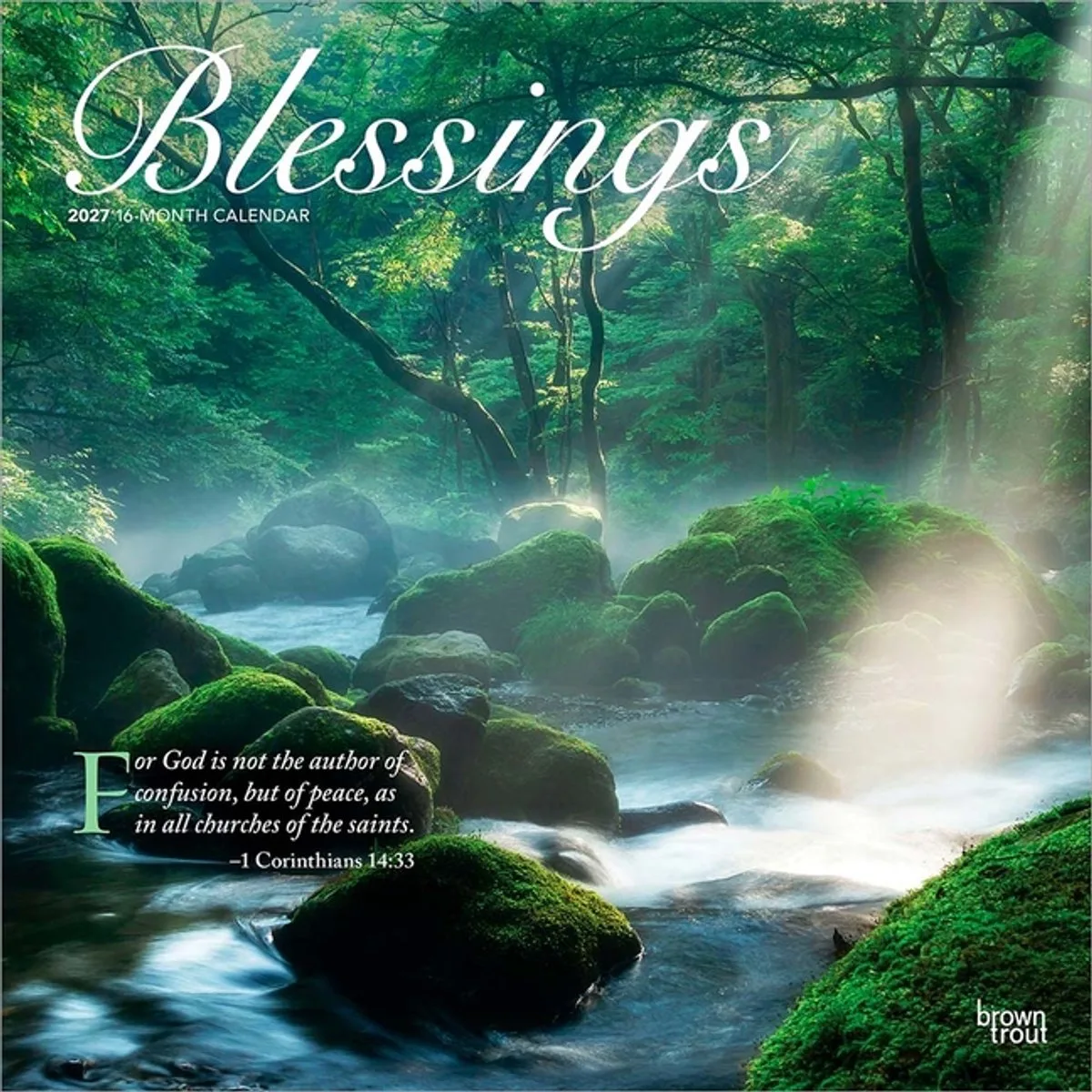 Blessings Kalender 2027 van BrownTrout – productfoto