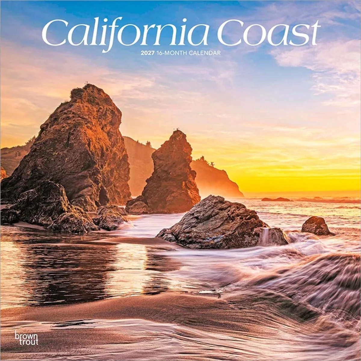 California Coast Kalender 2027 de BrownTrout – photo produit