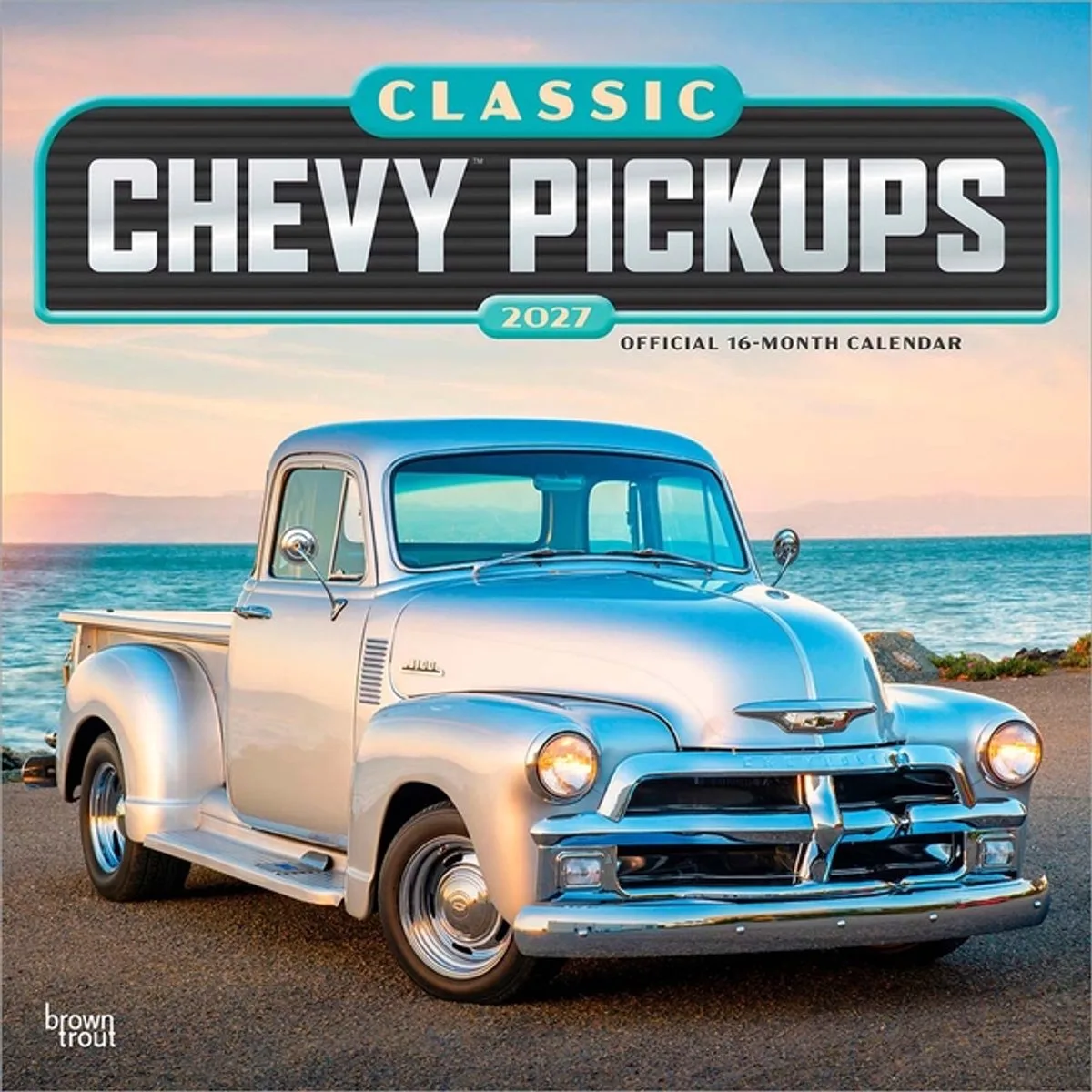 Classic Chevy Pickups Kalender 2027 de BrownTrout – photo produit