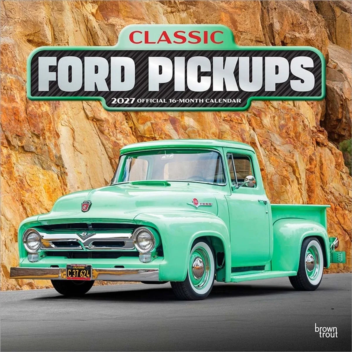Classic Ford Pickups Kalender 2027 van BrownTrout – productfoto