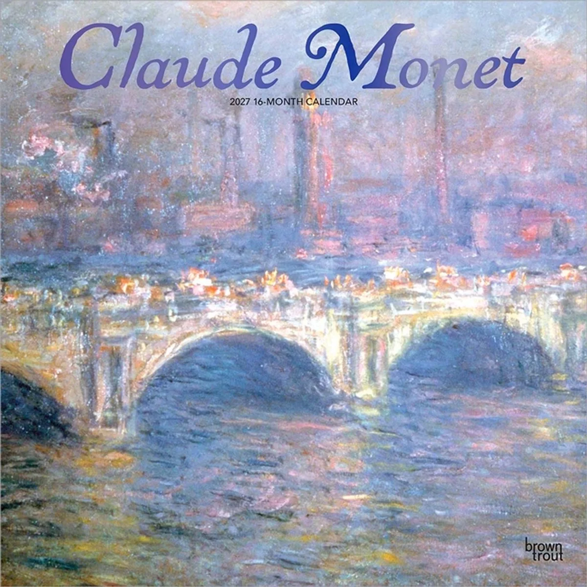 Claude Monet Kalender 2027 van BrownTrout – productfoto