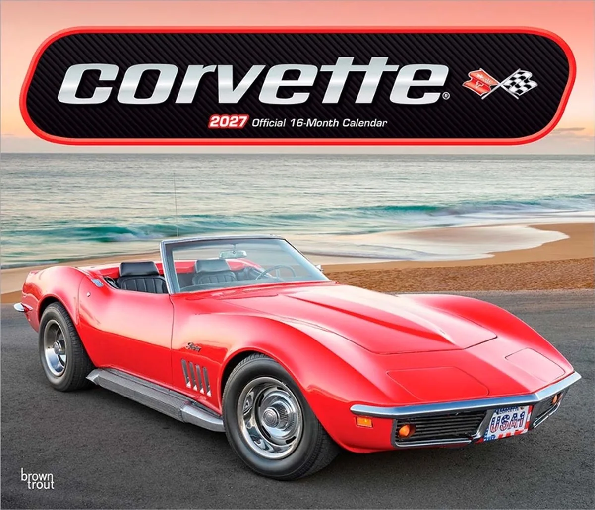 Corvette Kalender 2027 Deluxe van BrownTrout – productfoto