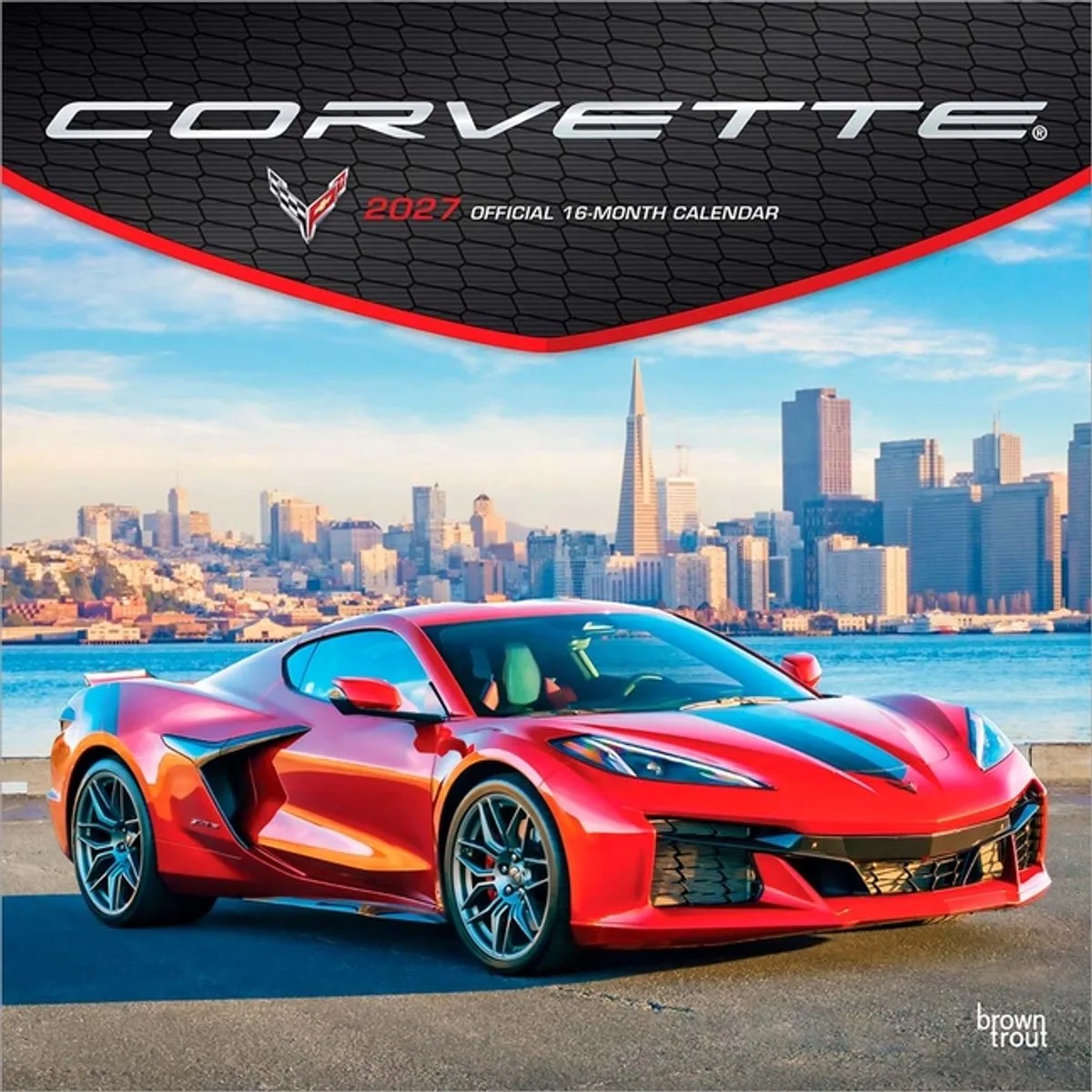 Corvette Kalender 2027 de BrownTrout – photo produit