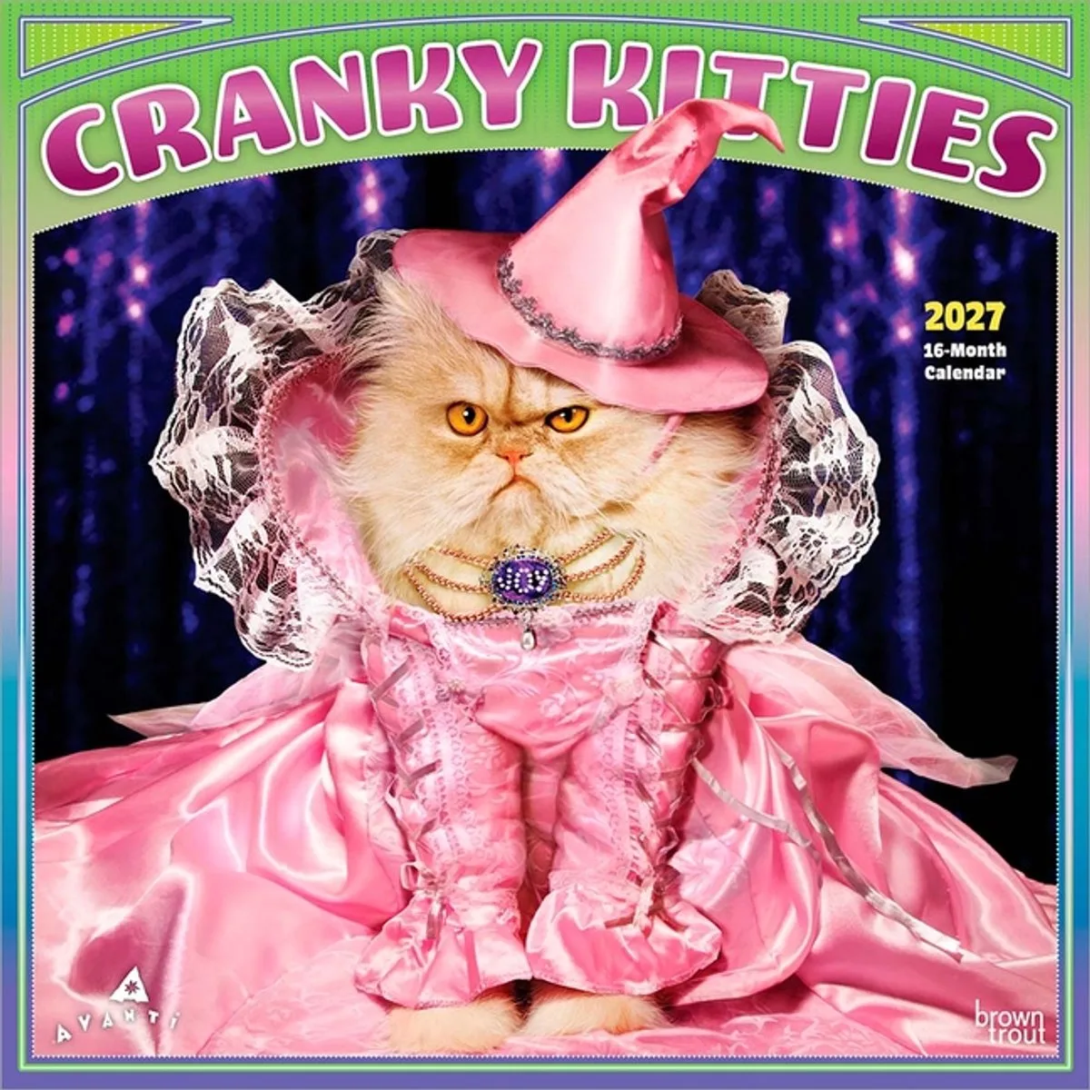 Cranky Kitties Kalender 2027 van BrownTrout in Meerkleurig – productfoto