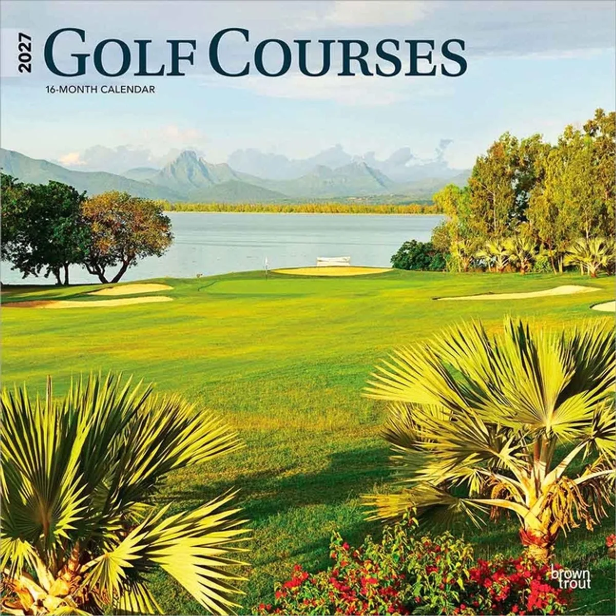 Golf Courses Kalender 2027 van BrownTrout in Groen – productfoto