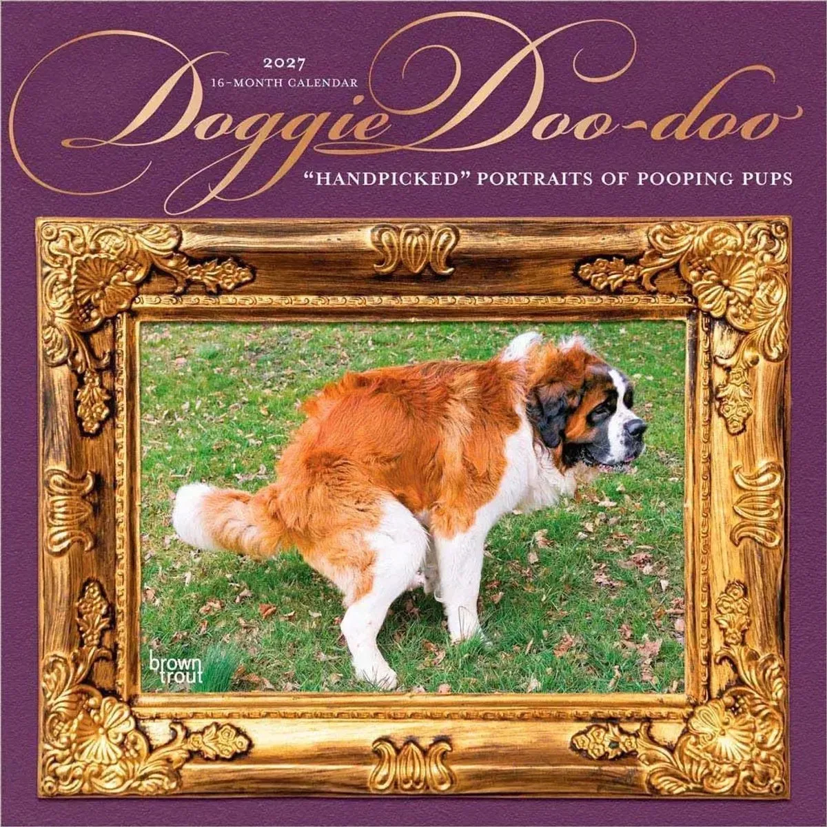 Honden Doo Doo Kalender 2027 von BrownTrout – Produktfoto