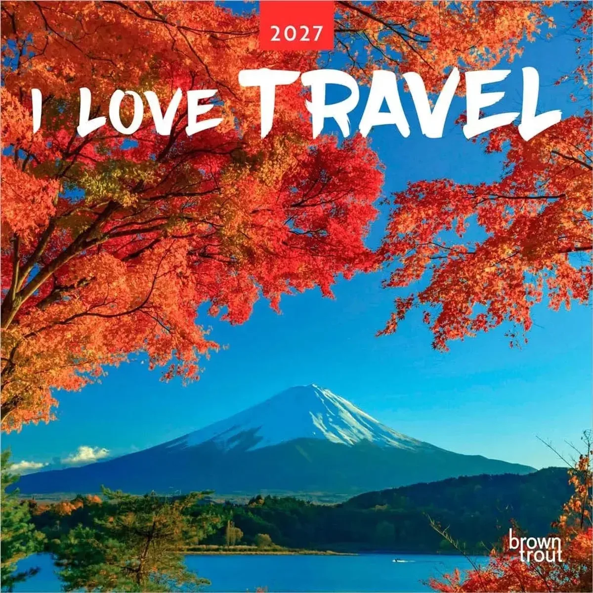 I Love Travel Kalender 2027 de BrownTrout en Multicolore – photo produit