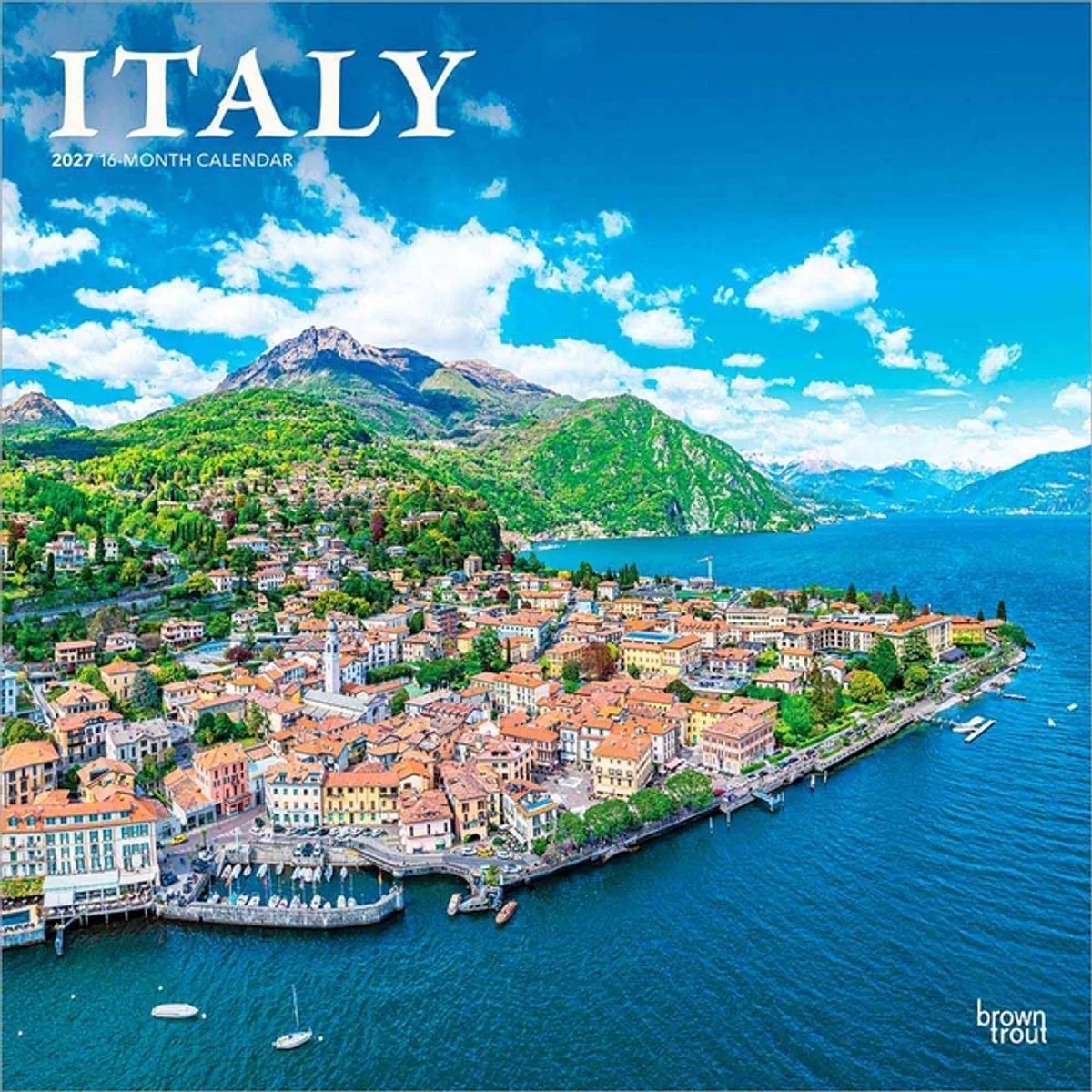 Italy - Italien Kalender 2027 - 16-Monatskalender de BrownTrout – photo produit