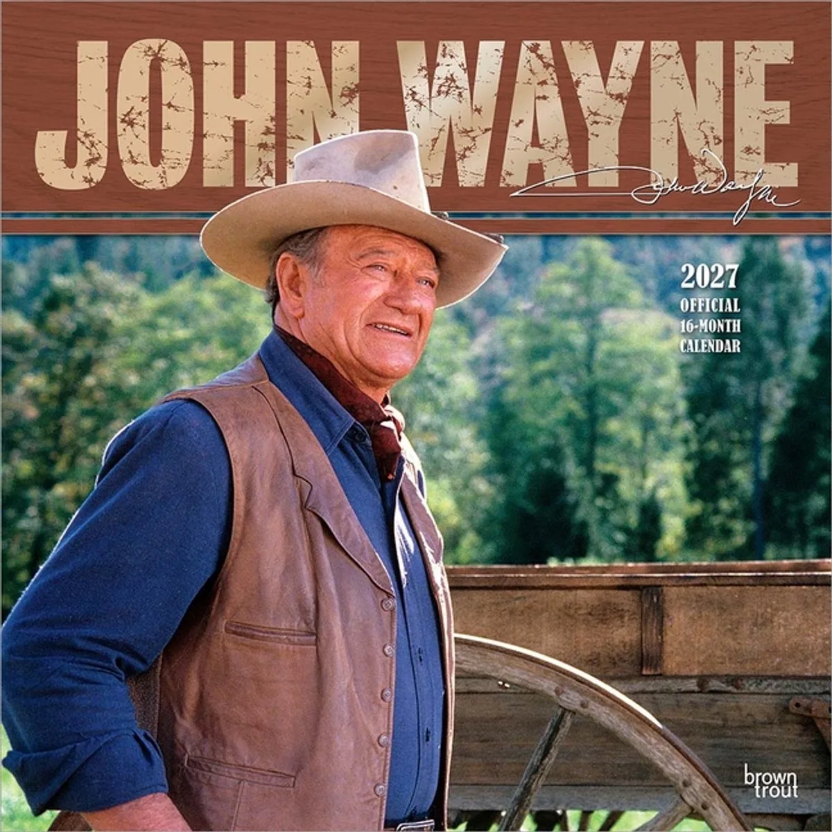 John Wayne Kalender 2027 van BrownTrout – productfoto
