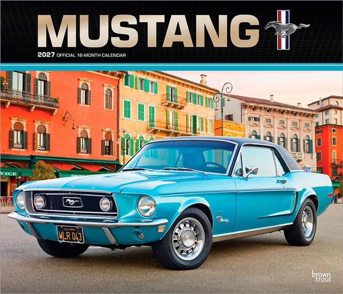 Mustang Kalender 2027 Deluxe de BrownTrout en Multicolore – photo produit