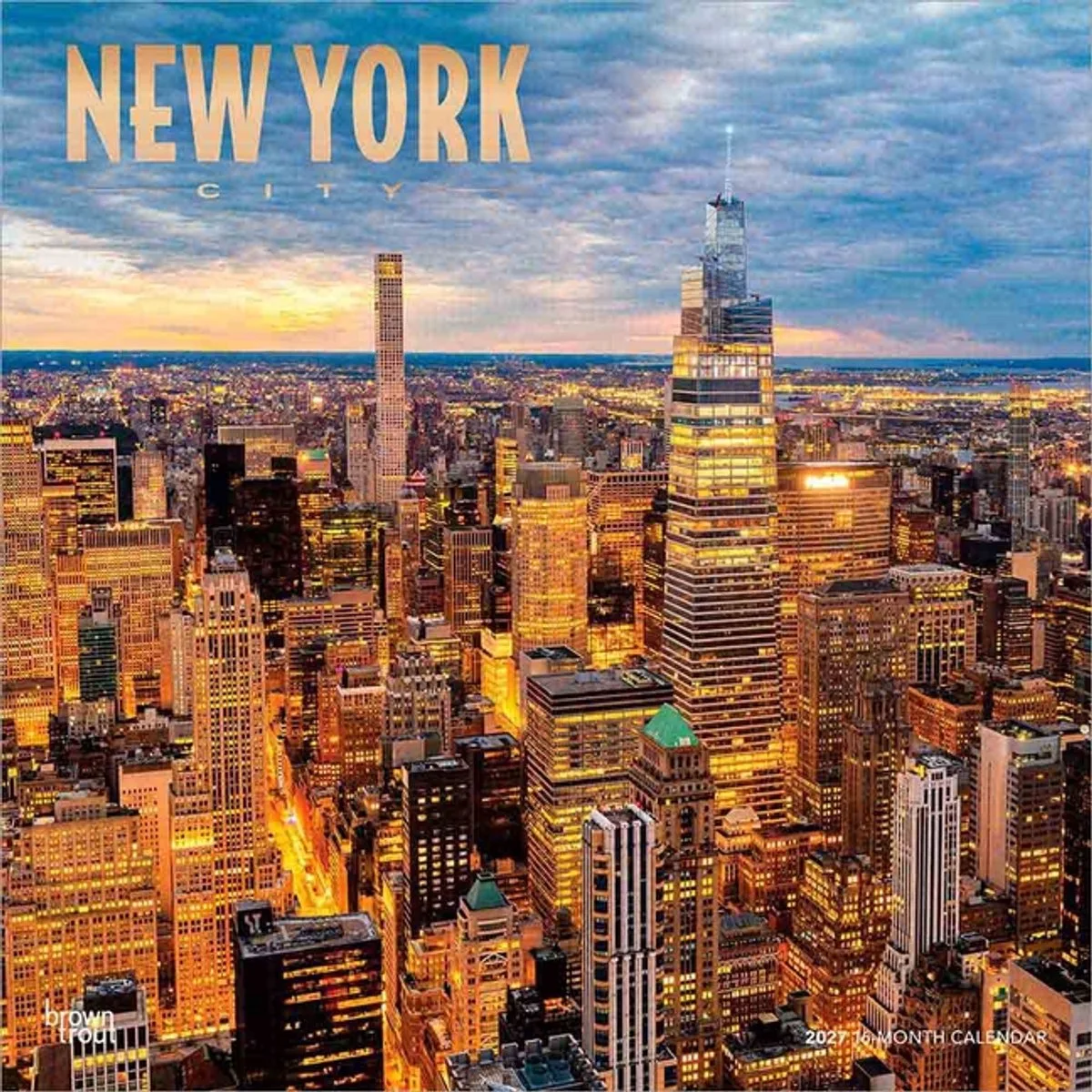 New York City Kalender 2027 de BrownTrout – photo produit