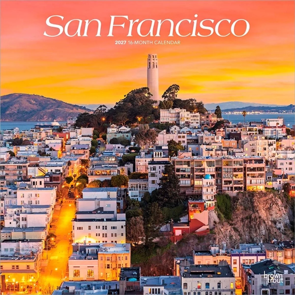 San Francisco Kalender 2027 de BrownTrout – photo produit