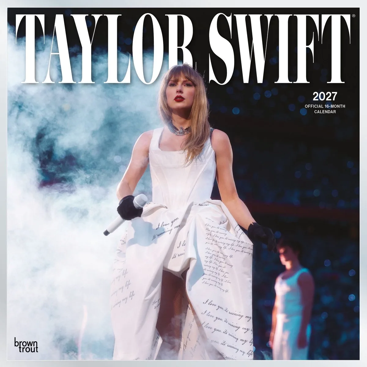Taylor Swift Kalender 2027 de BrownTrout en Blanc – photo produit