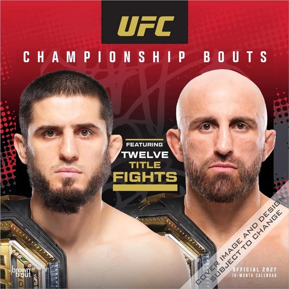 UFC Championship Bouts Kalender 2027 de BrownTrout – photo produit